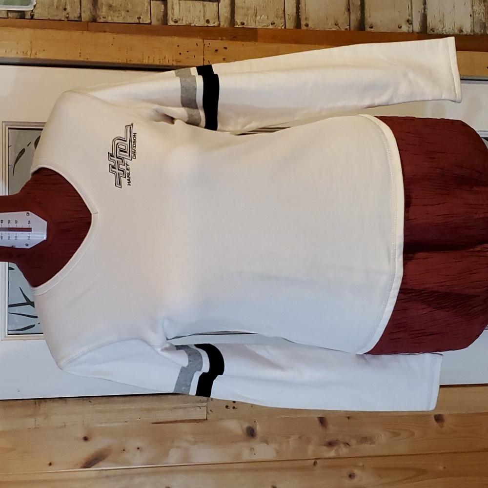 Harley Davidson Sweatshirt White Black lettering Electric City Scranton …